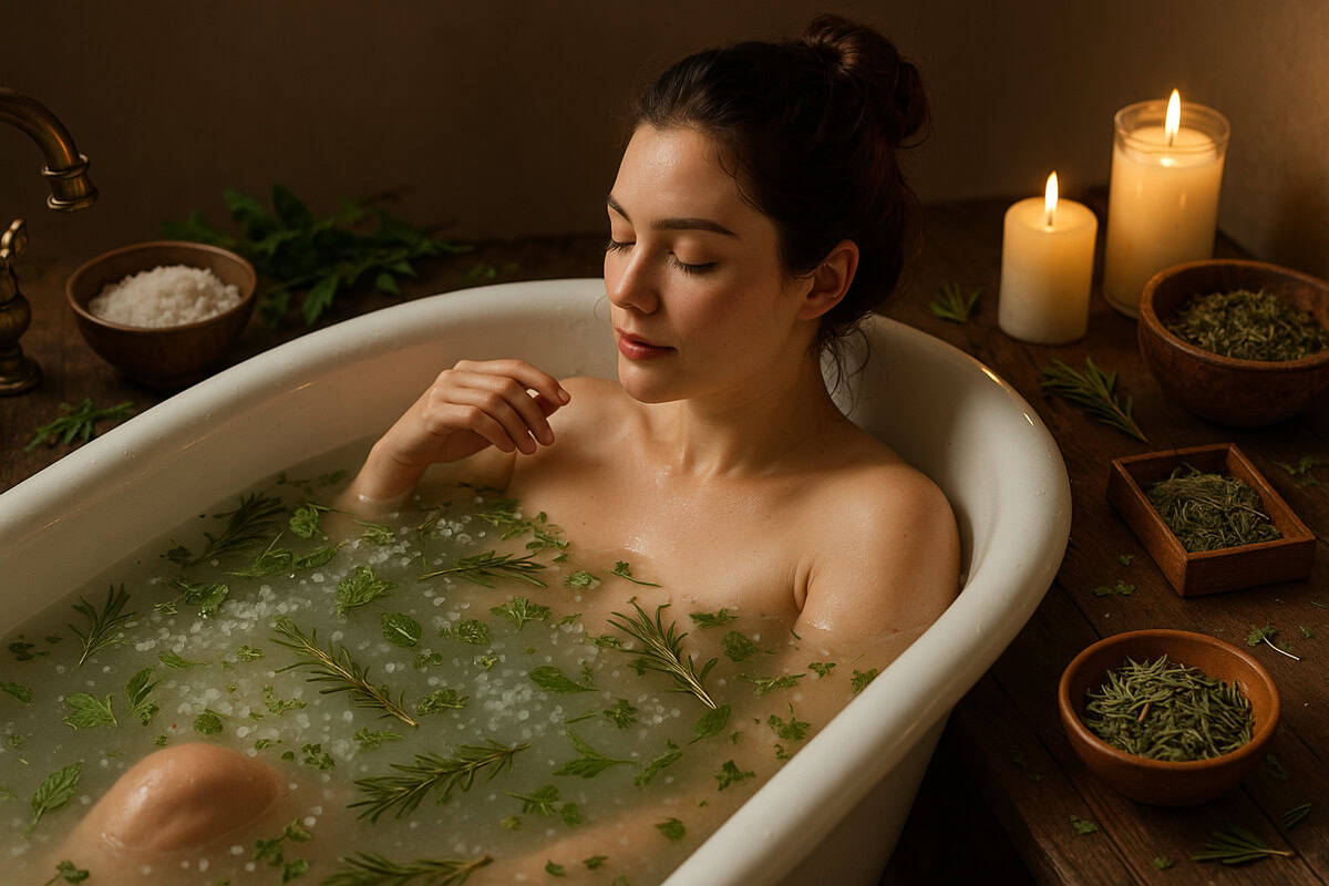 bagni purtificatori con erbe