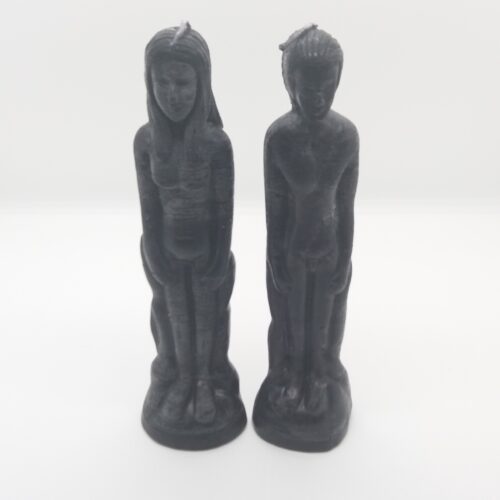 Coppia Uomo Donna nere con erbe ed essenze