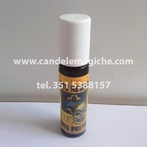 bottiglietta di aceite arte negro