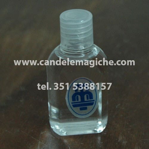 bottiglietta di acqua santa liturgica benedetta