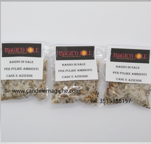 Bagno di sale - purificazione ambienti