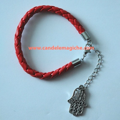 bracciale con ciondolo a forma di mano di fatima
