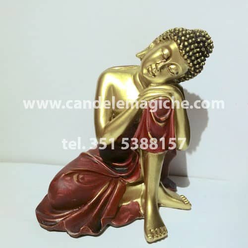 statua buddha thailandese effetto oro