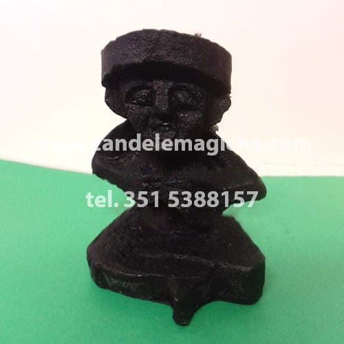 candela di argagù a forma di statuetta