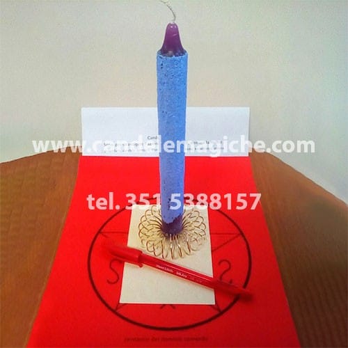 candela magica per il rito del dominio