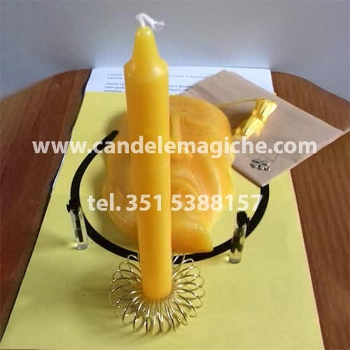 candela del pensiero gialla per rituale