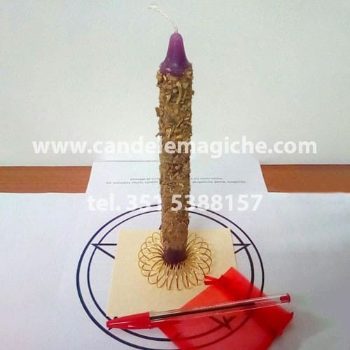 candela di rop per rituale distruggi ostacoli