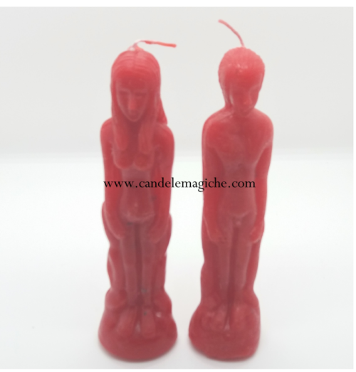 Coppia Uomo Donna rosse con erbe ed essenze