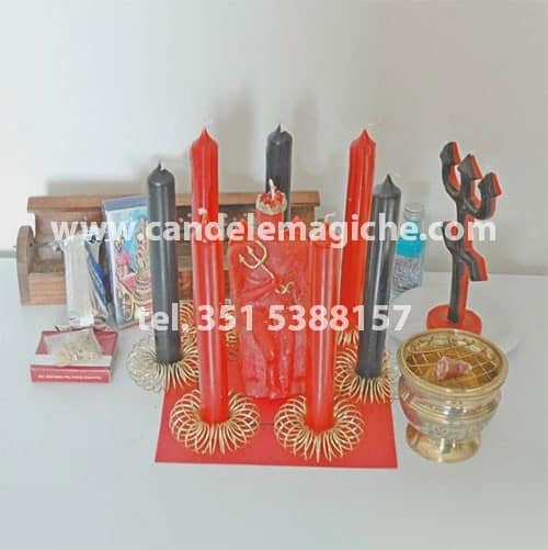 kit accessori e candele per il rituale di xango