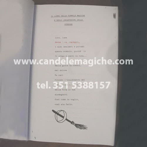 il libro delle formule magiche e incantesimi delle streghe