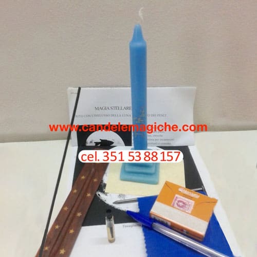 kit candele e accessori per magia stellare dei pesci