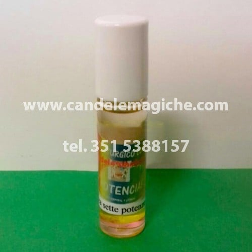 bottiglietta di olio delle sette potenze