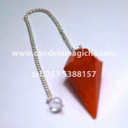 pendolino magico con pietra corniola