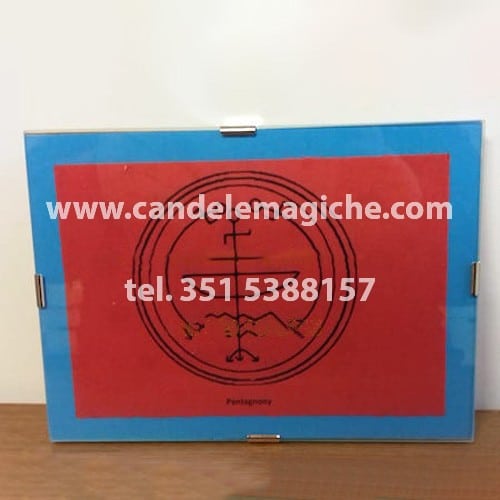quadro talismano pentagnony disegnato a mano