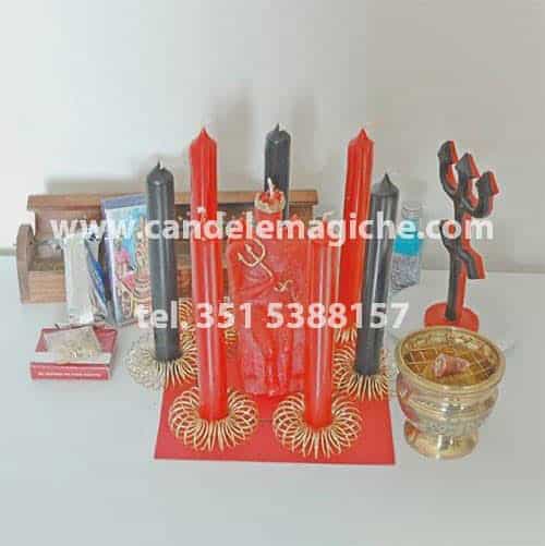 Kit accessori per rito exu rei per aumentare gli affari