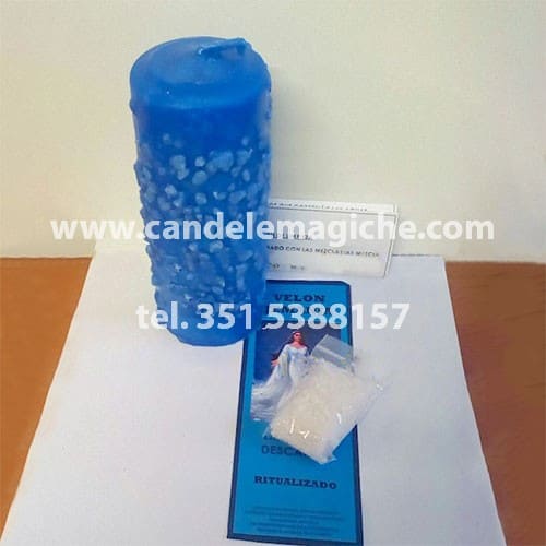 cero velon azzurro per effettuare il rito di jemanja