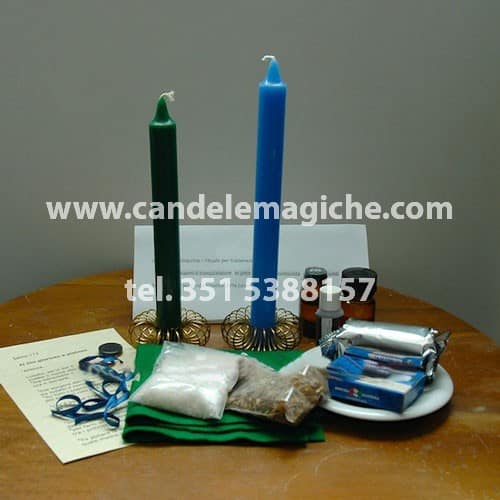 kit candele per rituale juan de la conquistandietro