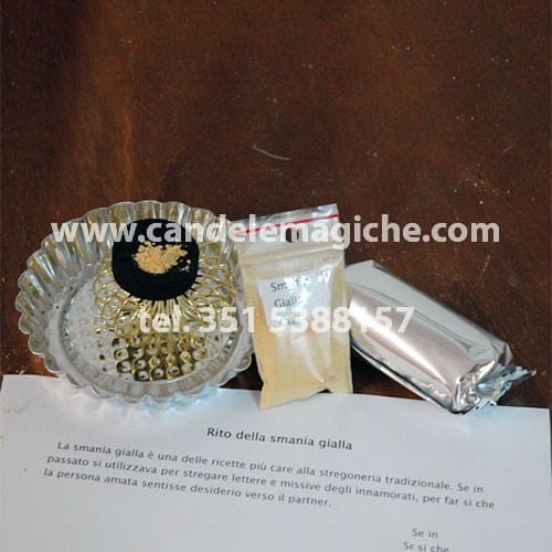 polvere di smania gialla per rituale