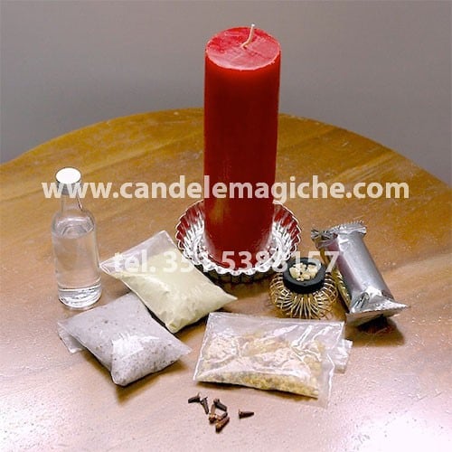 kit di accessori per svolgere il rituale 14 santi