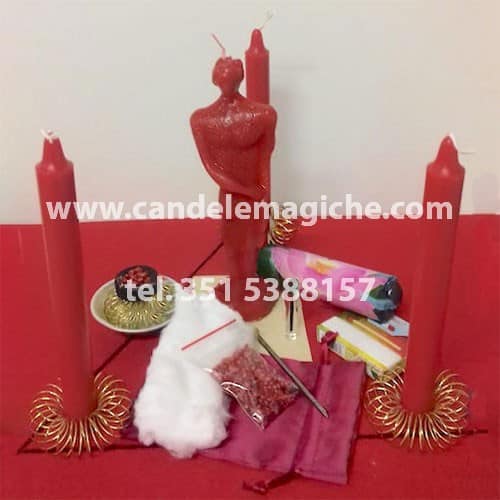kit per effettuare il rituale per farsi amare perdutamente da un uomo