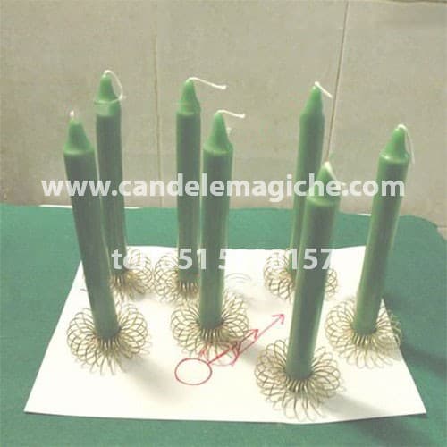 kit candele verde per legamento d'amore omosex