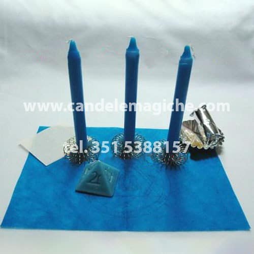 tre candele celesti per il rituale salomonico di giove