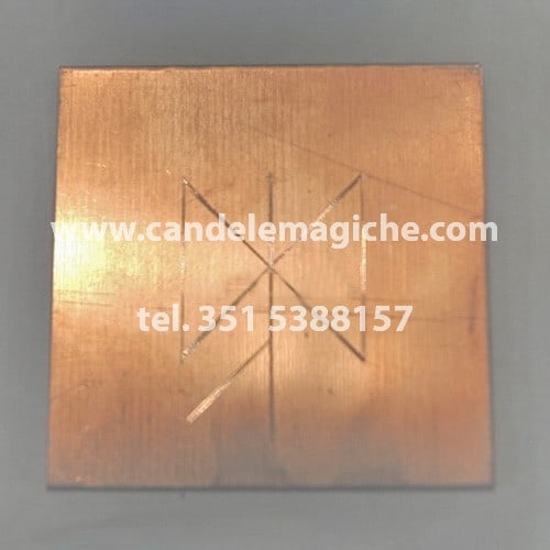 talismano runico in rame per accrescere la ricchezza